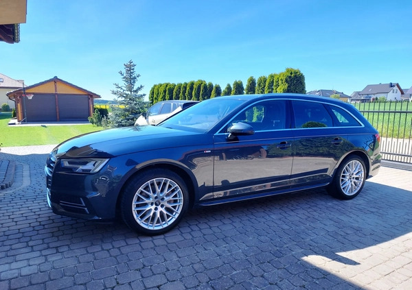 Audi A4 cena 104900 przebieg: 139740, rok produkcji 2016 z Kąty Wrocławskie małe 436
